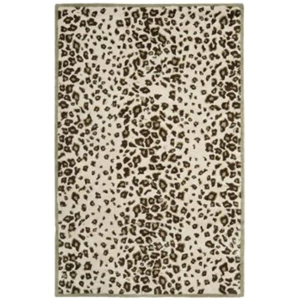 Flowers First 6 Ft. x 6 Ft. Round, Contemporary Martha Stewart Hand Tufted Rug FL1868133